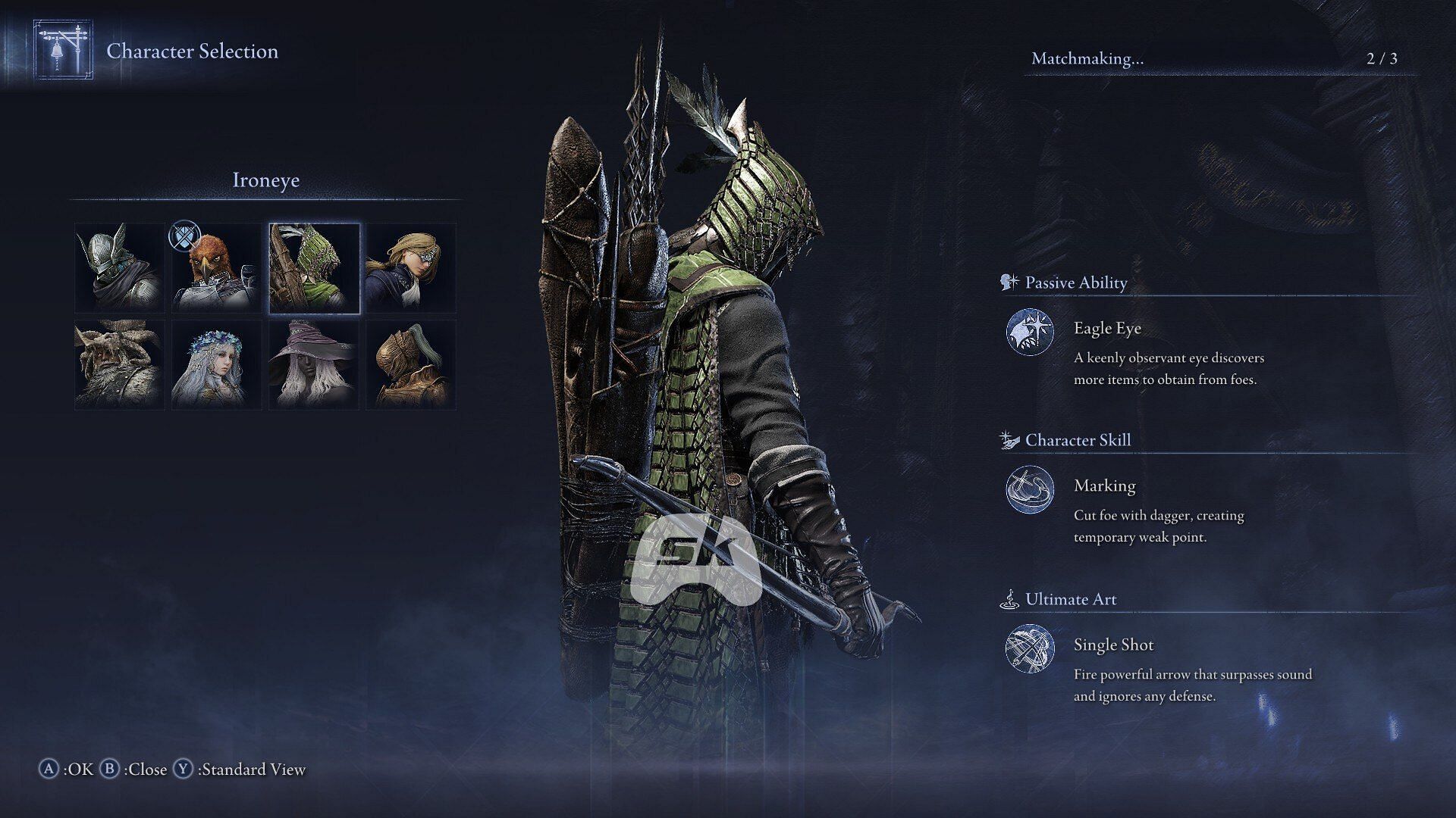 Choose your own out of the eight characters (Image via Sportskeeda Gaming // FromSoftware)